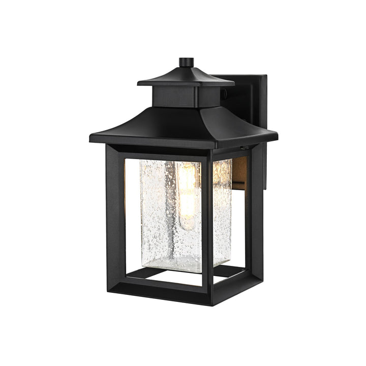 7 Inch Outdoor Wall Sconce in Black - View 3 - Joshua Marshal