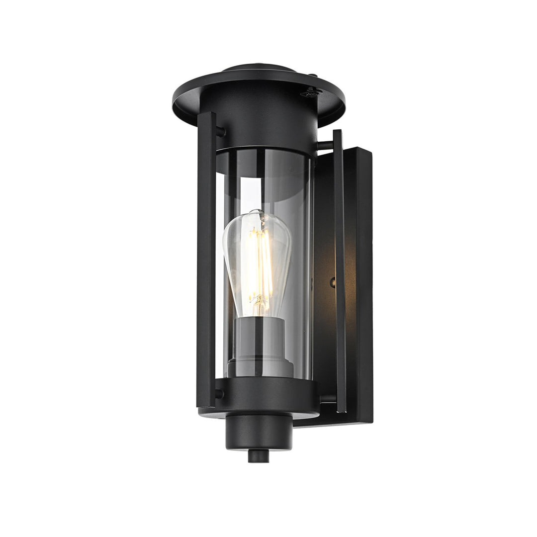 6.5 Inch Outdoor Wall Sconce in Black - View 3 - Joshua Marshal