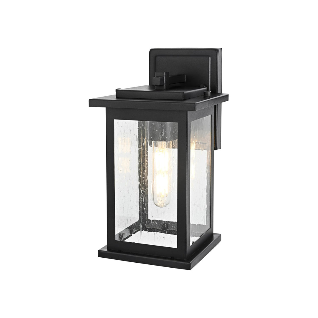 6 Inch Outdoor Wall Sconce in Black - View 4 - Joshua Marshal