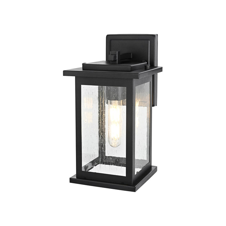 6 Inch Outdoor Wall Sconce in Black - View 4 - Joshua Marshal