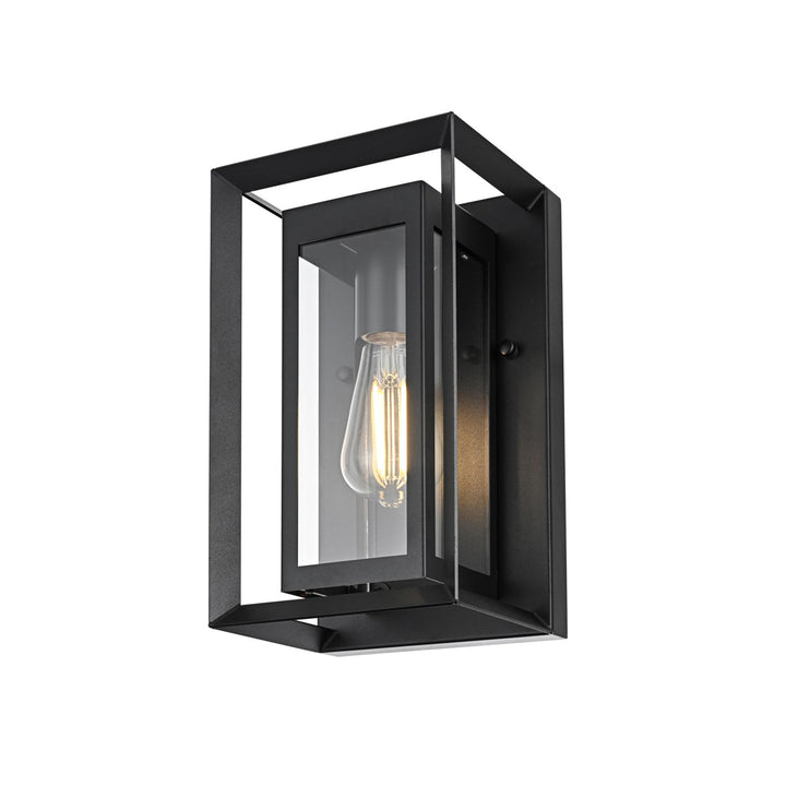 7 Inch Outdoor Wall Sconce in Black - View 4 - Joshua Marshal