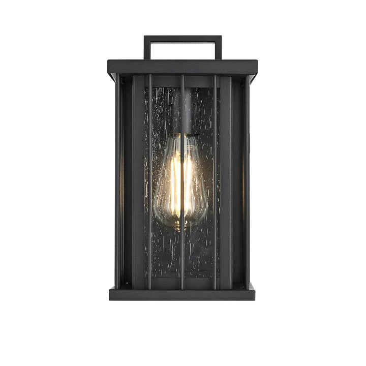 6.5 Inch Outdoor Wall Sconce in Black - View 3 - Joshua Marshal