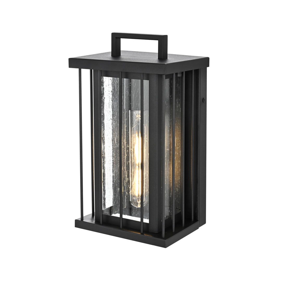 6.5 Inch Outdoor Wall Sconce in Black - View 4 - Joshua Marshal