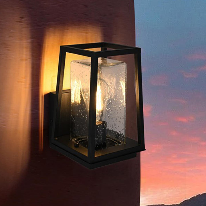 5 Inch Outdoor Wall Sconce in Black Black Finish - LIGHTING by Joshua Marshal