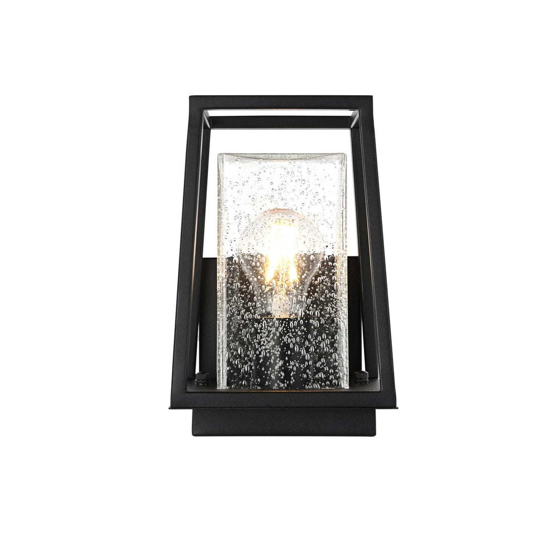 5 Inch Outdoor Wall Sconce in Black - View 3 - Joshua Marshal