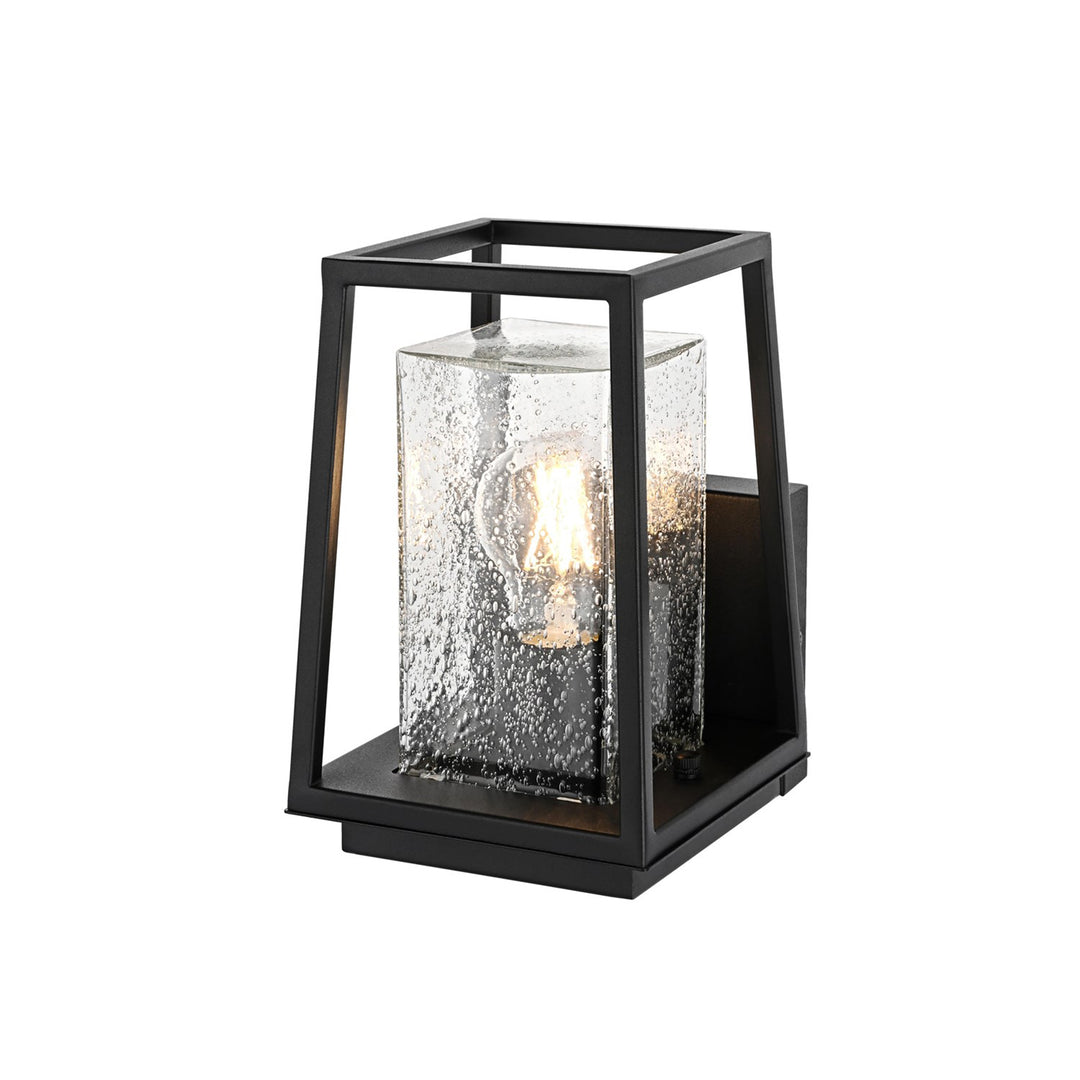5 Inch Outdoor Wall Sconce in Black - View 4 - Joshua Marshal
