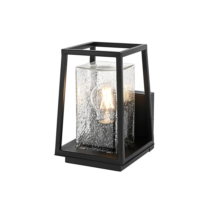 5 Inch Outdoor Wall Sconce in Black - View 4 - Joshua Marshal