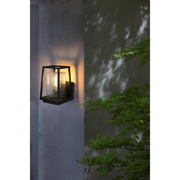 6 Inch Outdoor Wall Sconce in Black - View 2 - Joshua Marshal