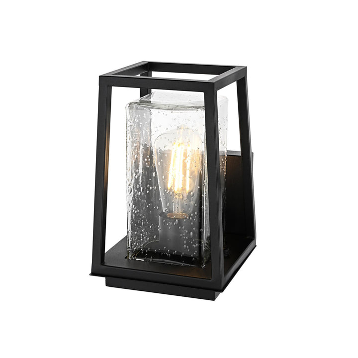 6 Inch Outdoor Wall Sconce in Black - View 4 - Joshua Marshal