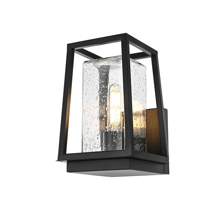 6 Inch Outdoor Wall Sconce in Black - View 5 - Joshua Marshal