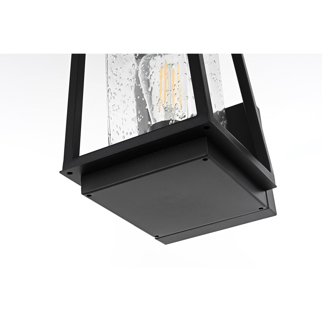 6 Inch Outdoor Wall Sconce in Black - View 6 - Joshua Marshal