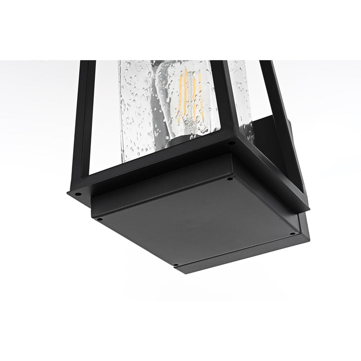 6 Inch Outdoor Wall Sconce in Black - View 6 - Joshua Marshal