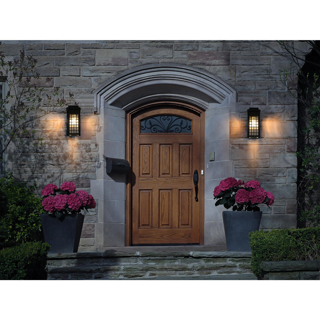 5 Inch Outdoor Wall Sconce in Black - View 2 - Joshua Marshal