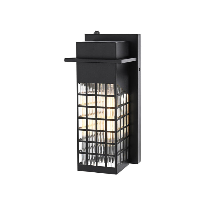 5 Inch Outdoor Wall Sconce in Black - View 4 - Joshua Marshal