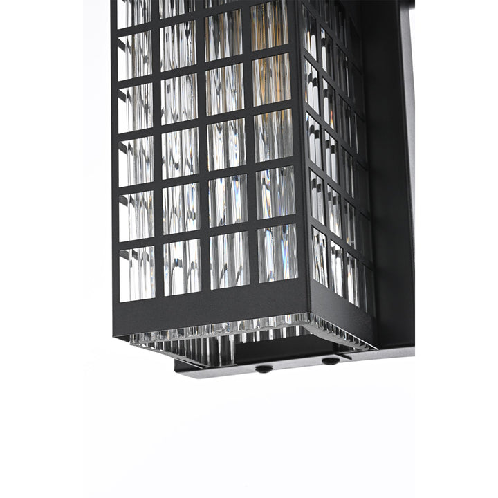 5 Inch Outdoor Wall Sconce in Black - View 5 - Joshua Marshal