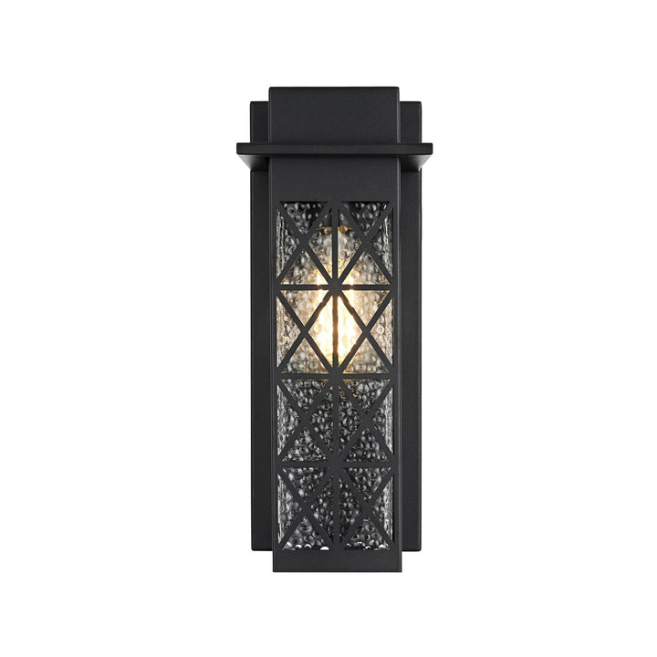 13 Inch Outdoor Wall Sconce in Black - View 3 - Joshua Marshal