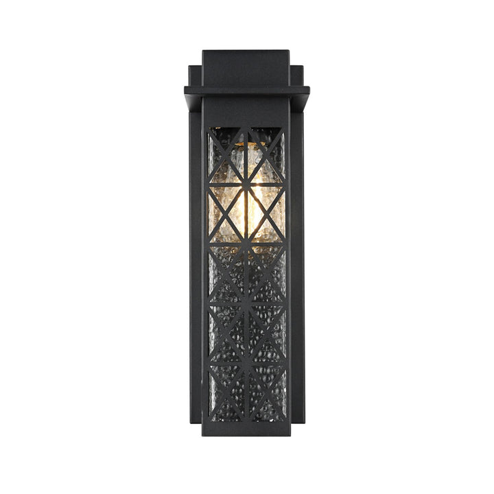 16 Inch Outdoor Wall Sconce in Black - View 3 - Joshua Marshal