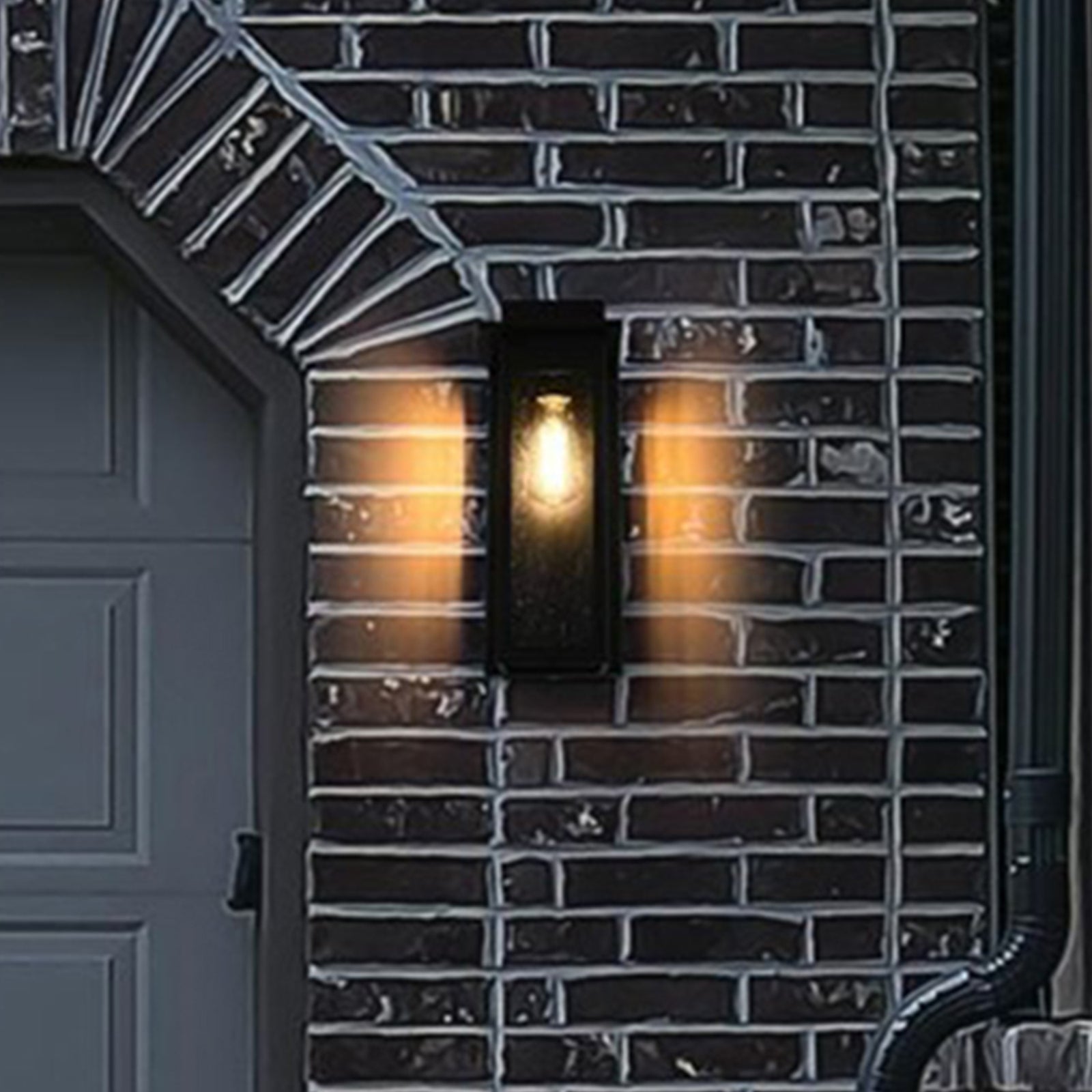 5.5 Inch Outdoor Wall Sconce in Black Black Finish - LIGHTING by Joshua Marshal