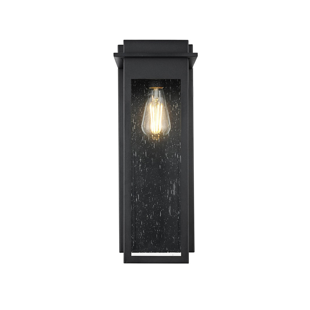 6.5 Inch Outdoor Wall Sconce in Black - View 3 - Joshua Marshal