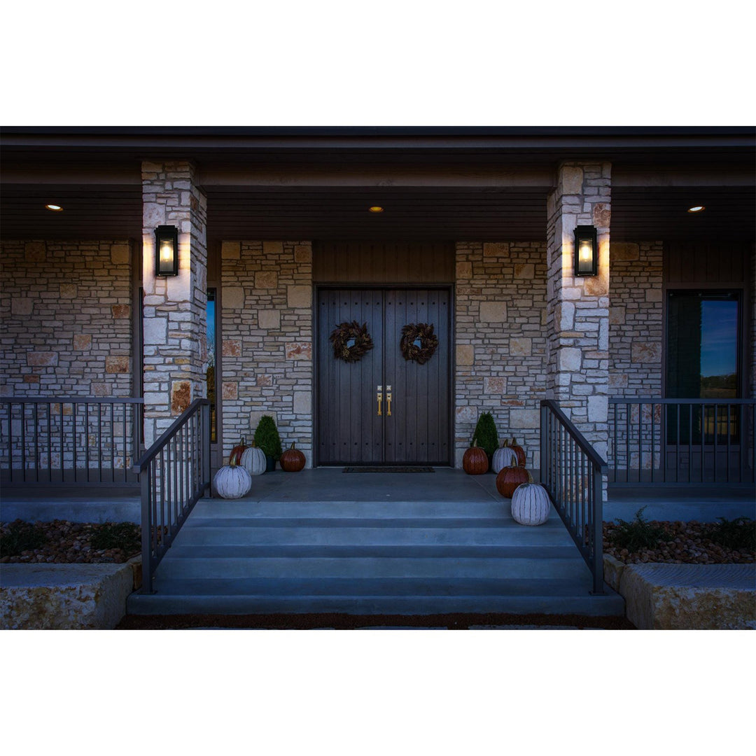 5 Inch Outdoor Wall Sconce in Black - View 2 - Joshua Marshal