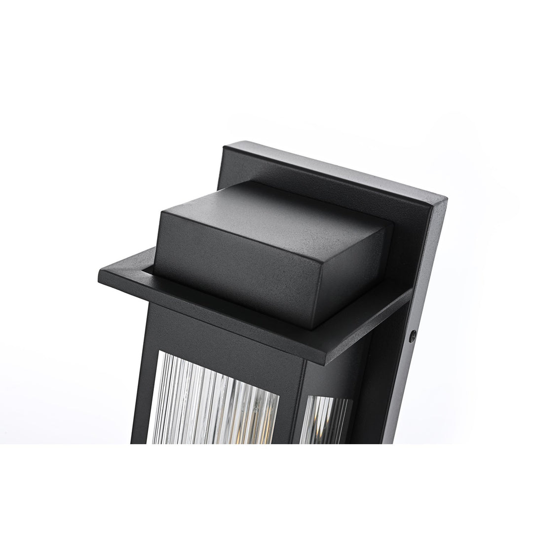 5 Inch Outdoor Wall Sconce in Black - View 5 - Joshua Marshal
