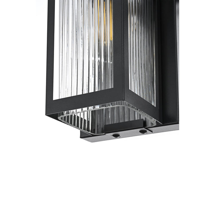 5 Inch Outdoor Wall Sconce in Black - View 6 - Joshua Marshal