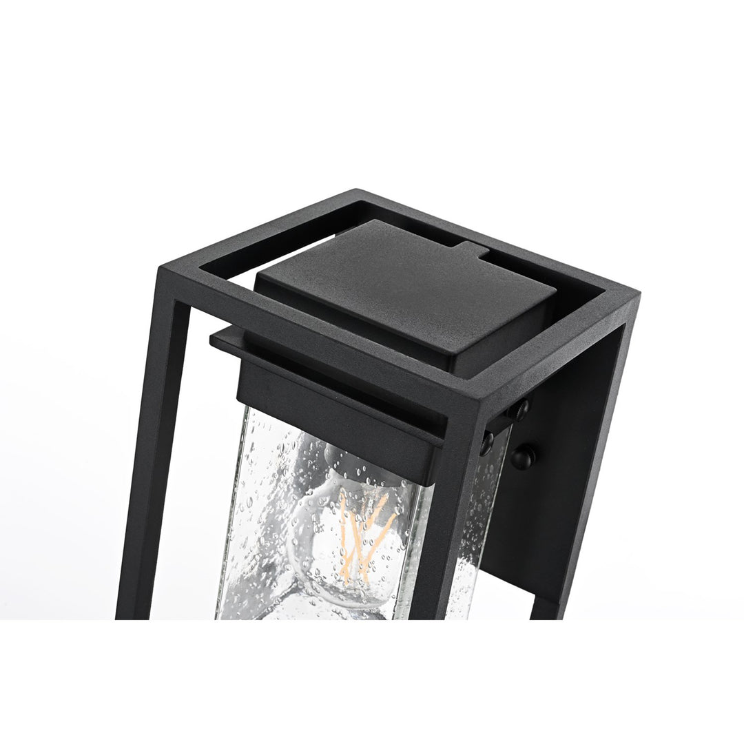 6 Inch Outdoor Wall Sconce in Black - View 5 - Joshua Marshal