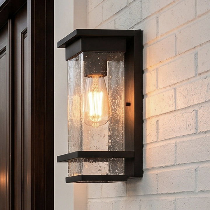 4.5 Inch Outdoor Wall Sconce in Black Black Finish - LIGHTING by Joshua Marshal