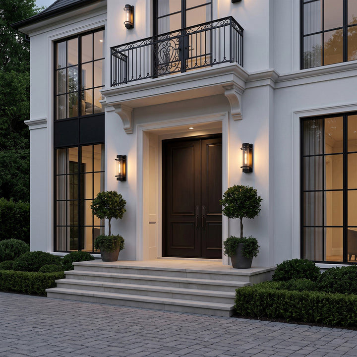 5.5 Inch Outdoor Wall Sconce in Black