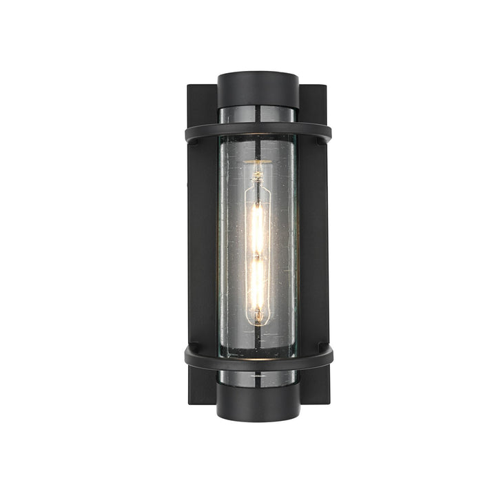 5.5 Inch Outdoor Wall Sconce in Black - View 3 - Joshua Marshal