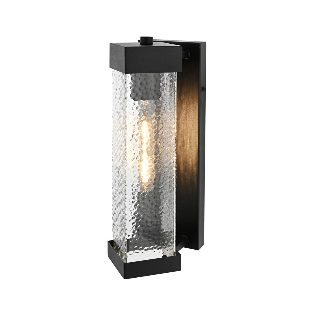 5 Inch Outdoor Wall Sconce in Black - View 3 - Joshua Marshal