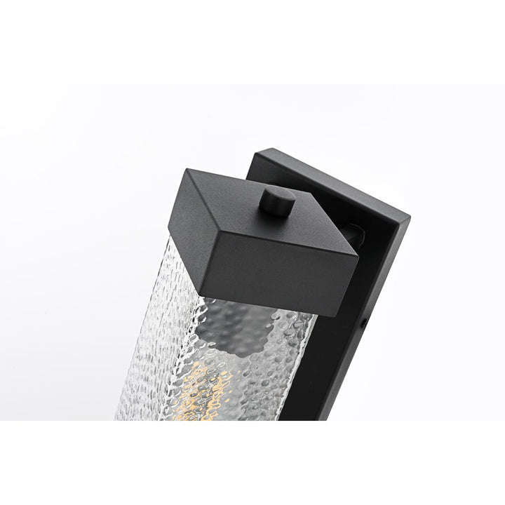 5 Inch Outdoor Wall Sconce in Black - View 5 - Joshua Marshal