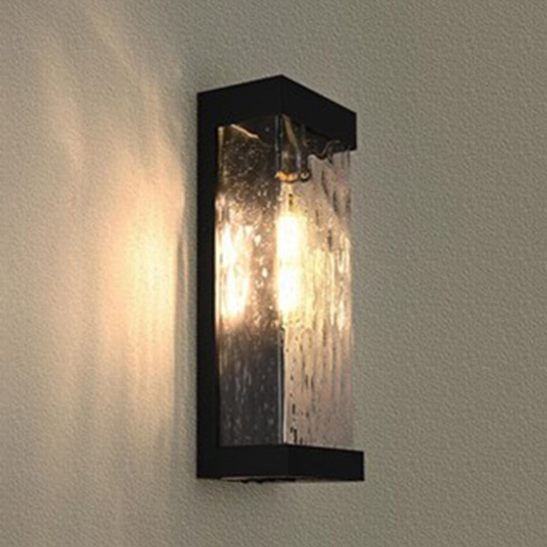 16 Inch Outdoor Wall Sconce in Black Black Finish - LIGHTING by Joshua Marshal