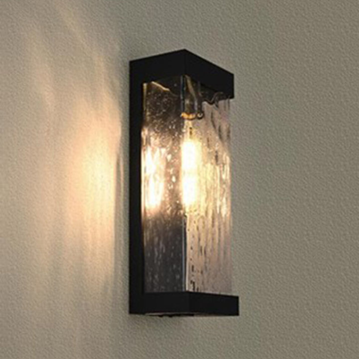 16 Inch Outdoor Wall Sconce in Black Black Finish - LIGHTING by Joshua Marshal