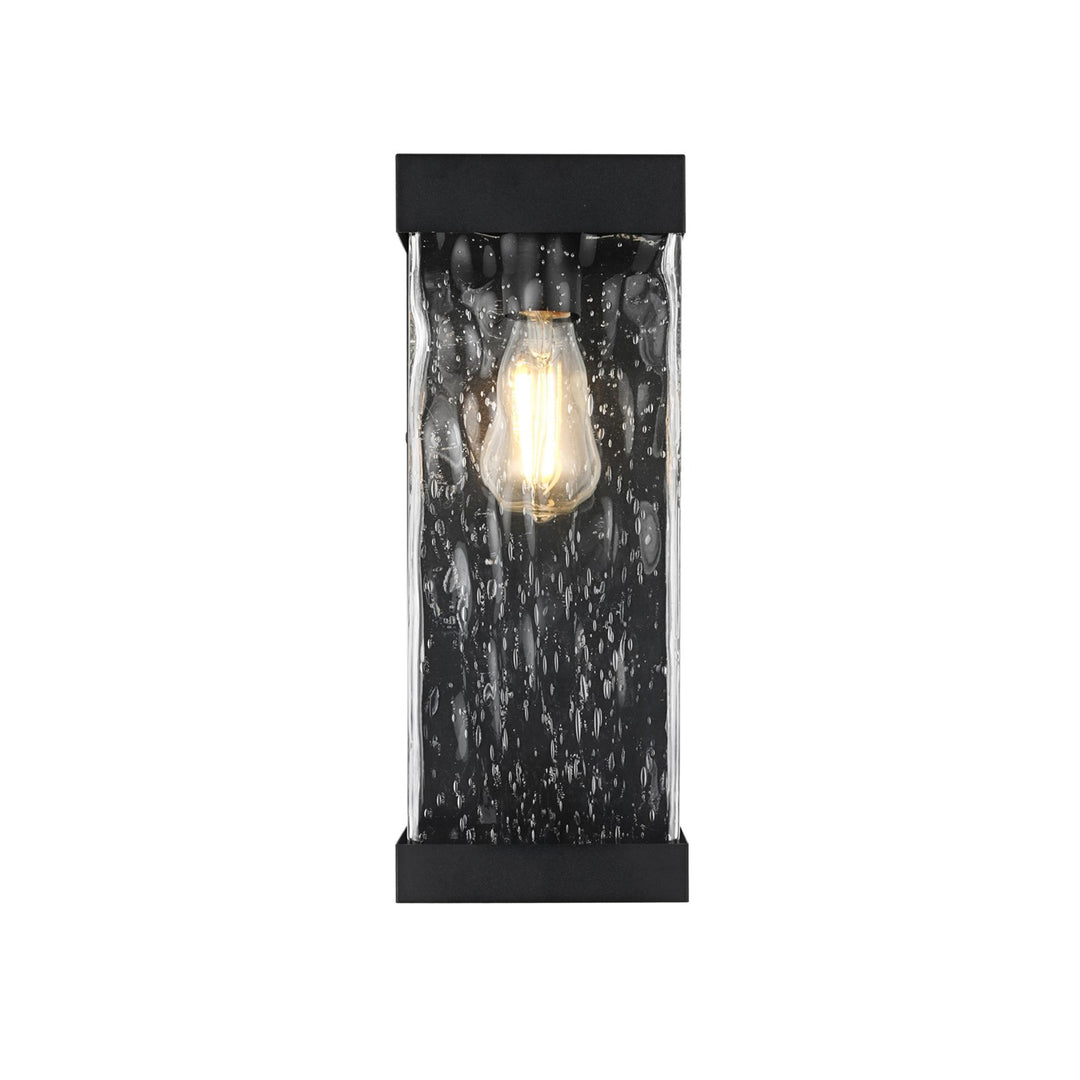 16 Inch Outdoor Wall Sconce in Black - View 4 - Joshua Marshal