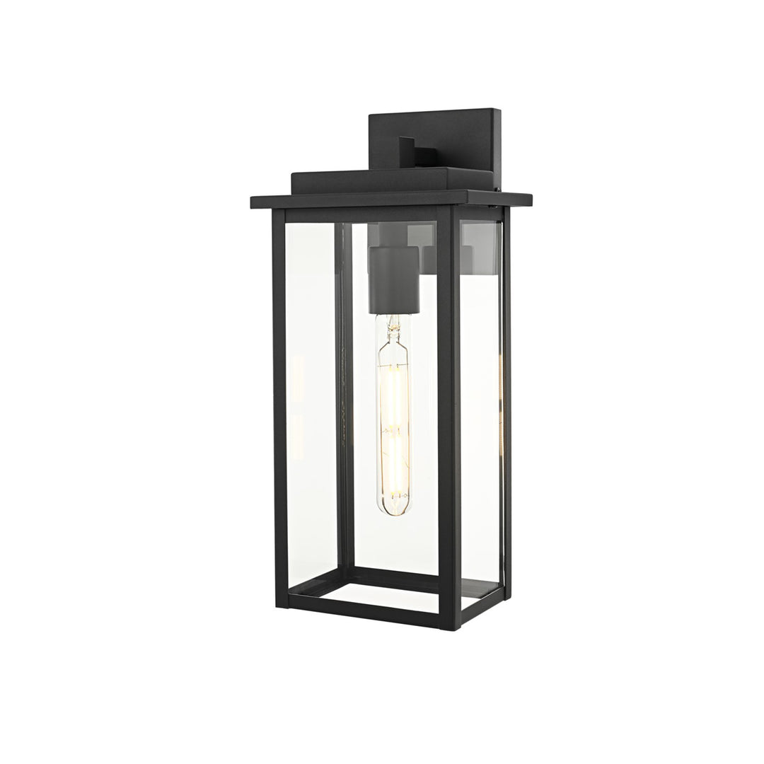 7 Inch Outdoor Wall Sconce In Black - View 3 - Joshua Marshal