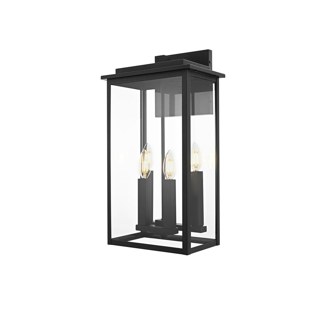 11 Inch Outdoor Wall Sconce In Black - View 4 - Joshua Marshal