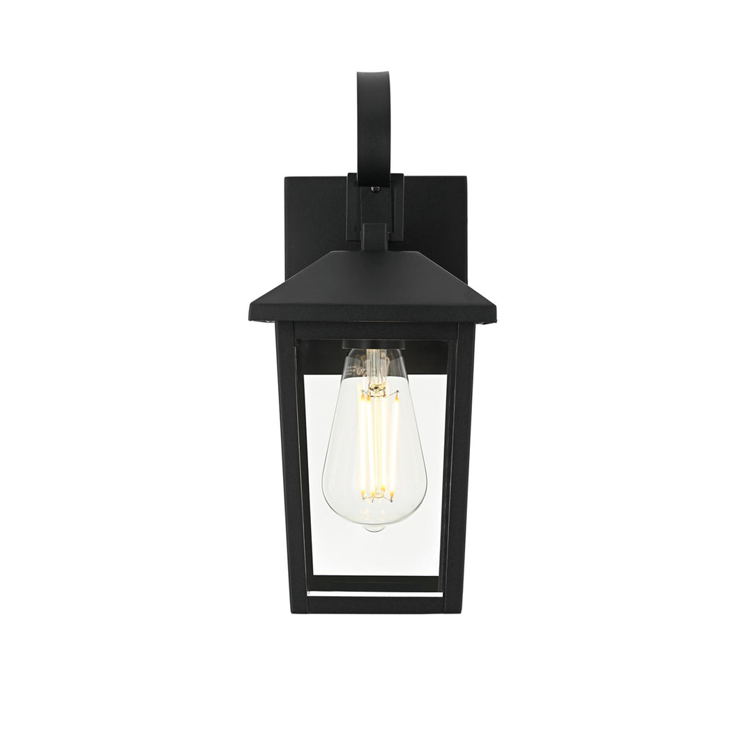 5.5 Inch Outdoor Wall Sconce In Black - View 4 - Joshua Marshal