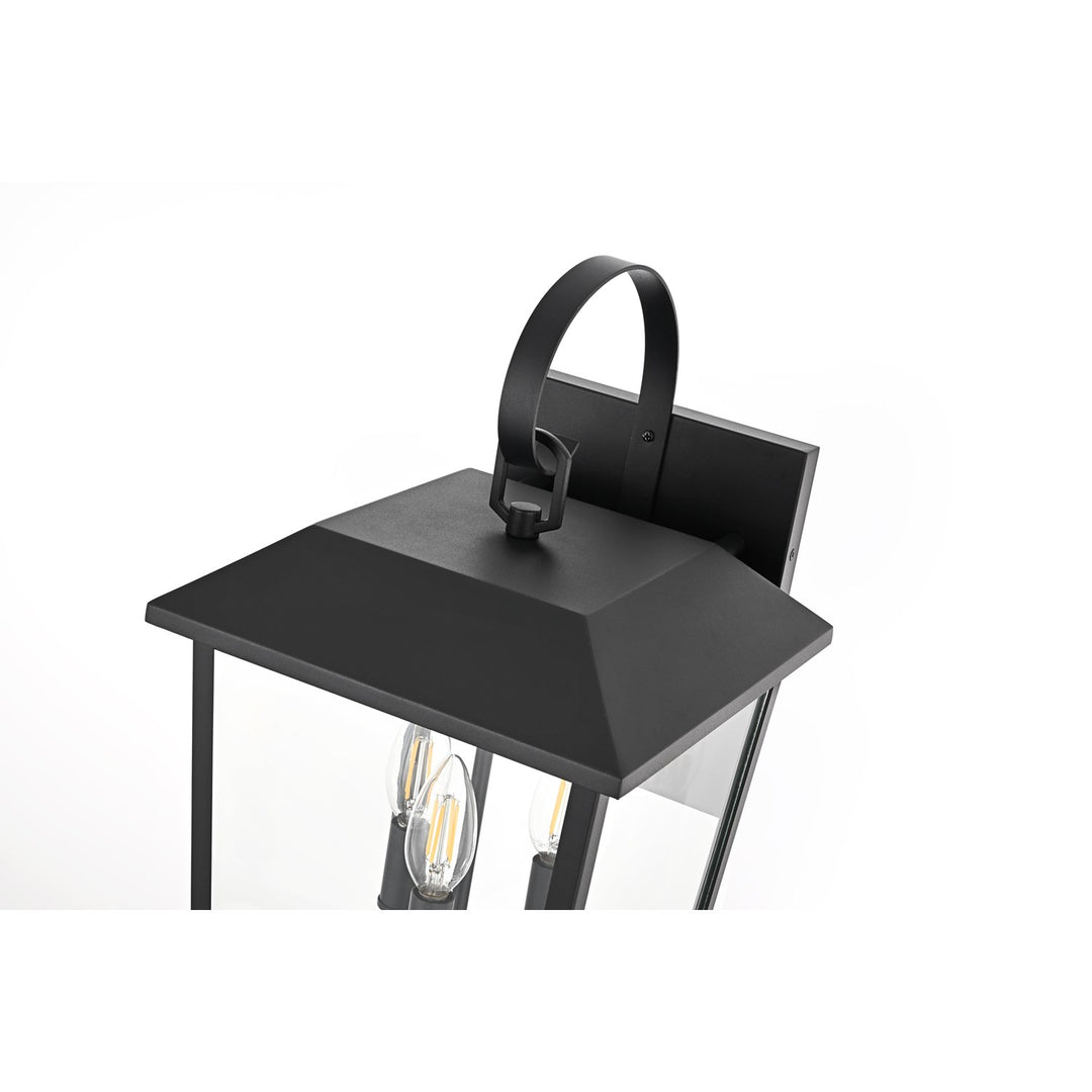 10 Inch Outdoor Wall Sconce In Black JM-845787