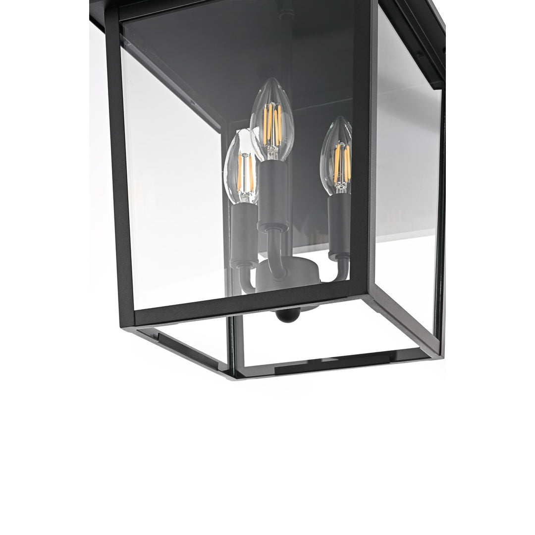 10 Inch Outdoor Wall Sconce In Black JM-845787