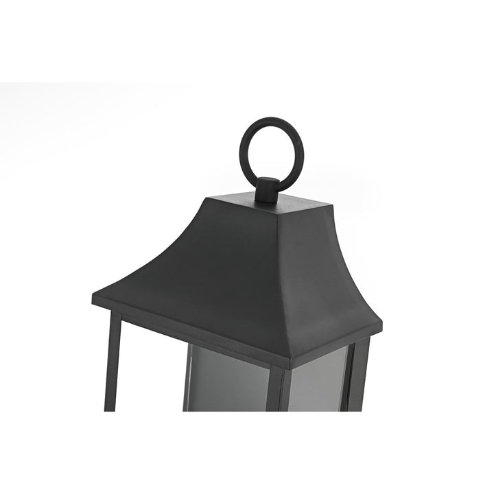 8 Inch Outdoor Wall Sconce In Black - View 5 - Joshua Marshal