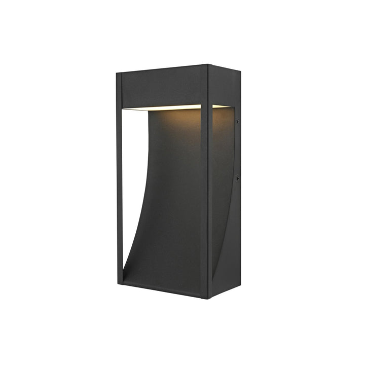 7.5 Inch Outdoor Wall Sconce In Black - View 4 - Joshua Marshal