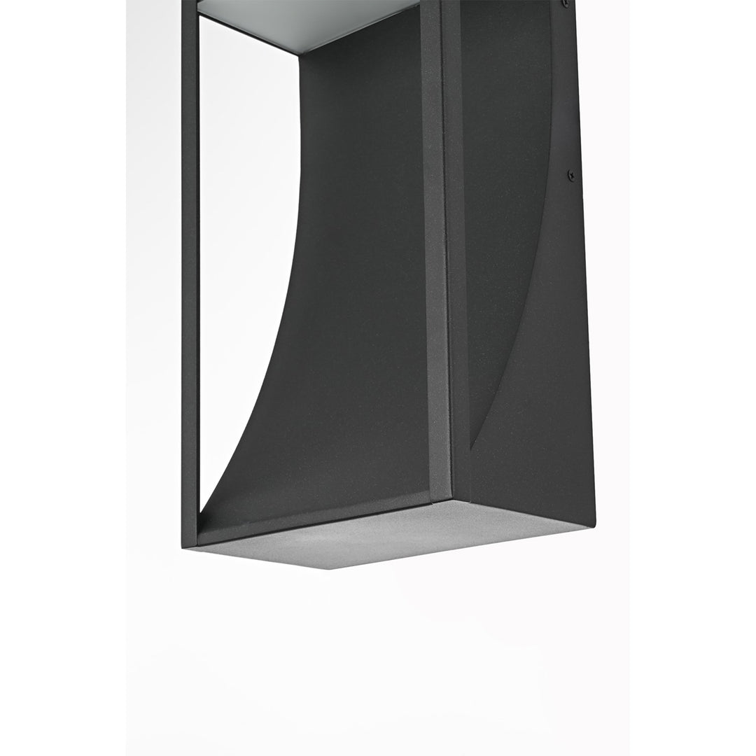 7.5 Inch Outdoor Wall Sconce In Black - View 5 - Joshua Marshal