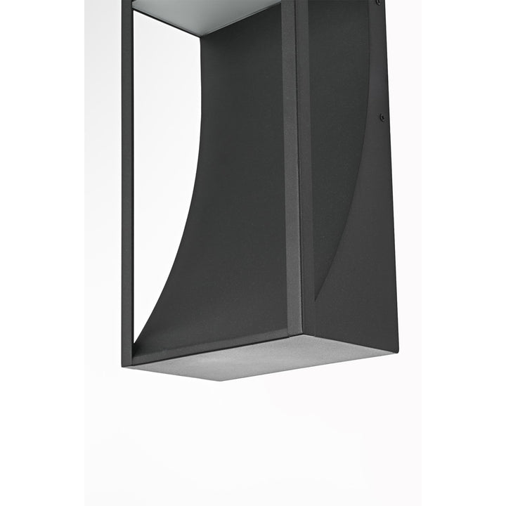 7.5 Inch Outdoor Wall Sconce In Black - View 5 - Joshua Marshal