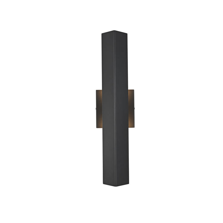4.5 X 18 Inch Outdoor Wall Sconce In Black - View 3 - Joshua Marshal