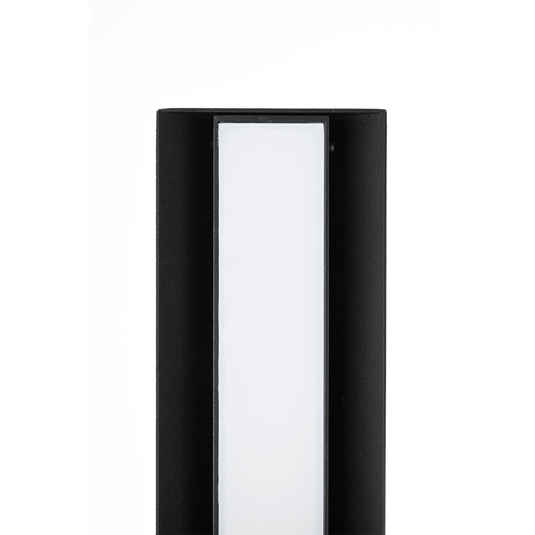 4.5 X 30 Inch Outdoor Wall Sconce In Black - View 5 - Joshua Marshal