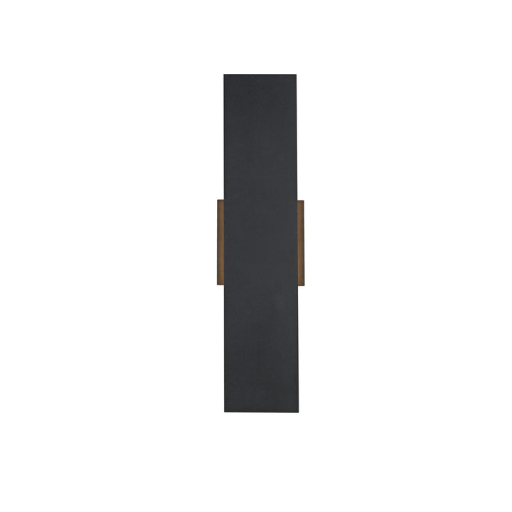4.5 X 18 Inch Outdoor Wall Sconce In Black - View 3 - Joshua Marshal