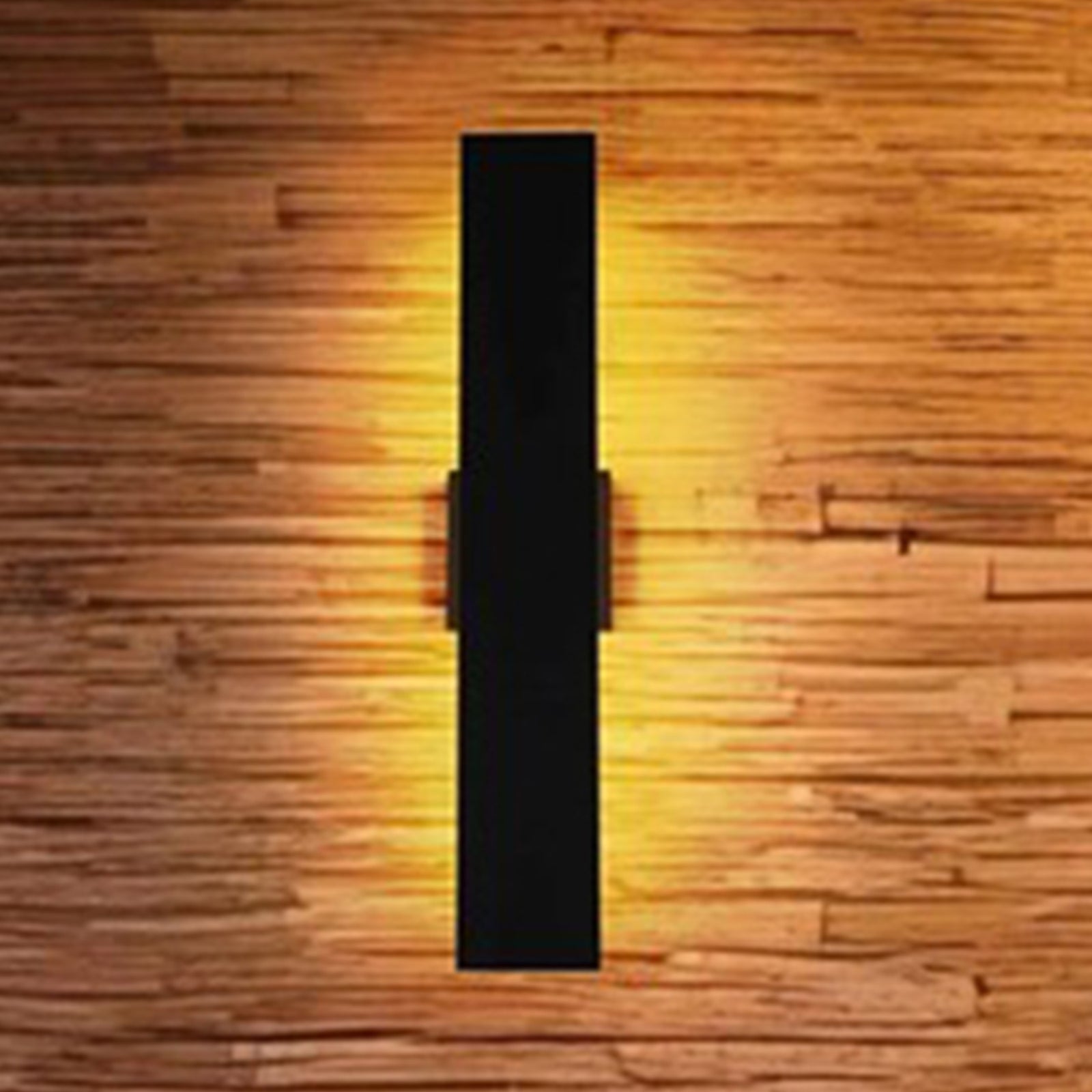 4.5 X 24 Inch Outdoor Wall Sconce In Black Black Finish - LIGHTING by Joshua Marshal