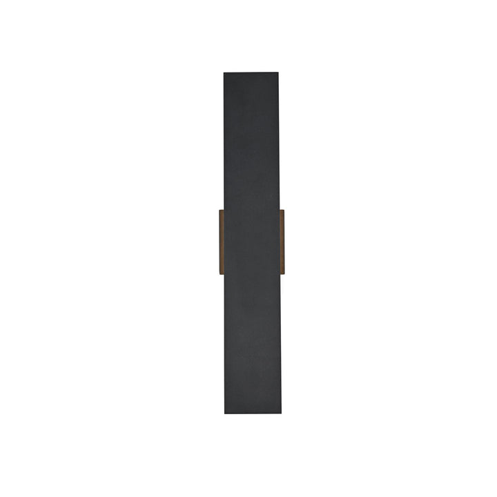 4.5 X 24 Inch Outdoor Wall Sconce In Black - View 3 - Joshua Marshal