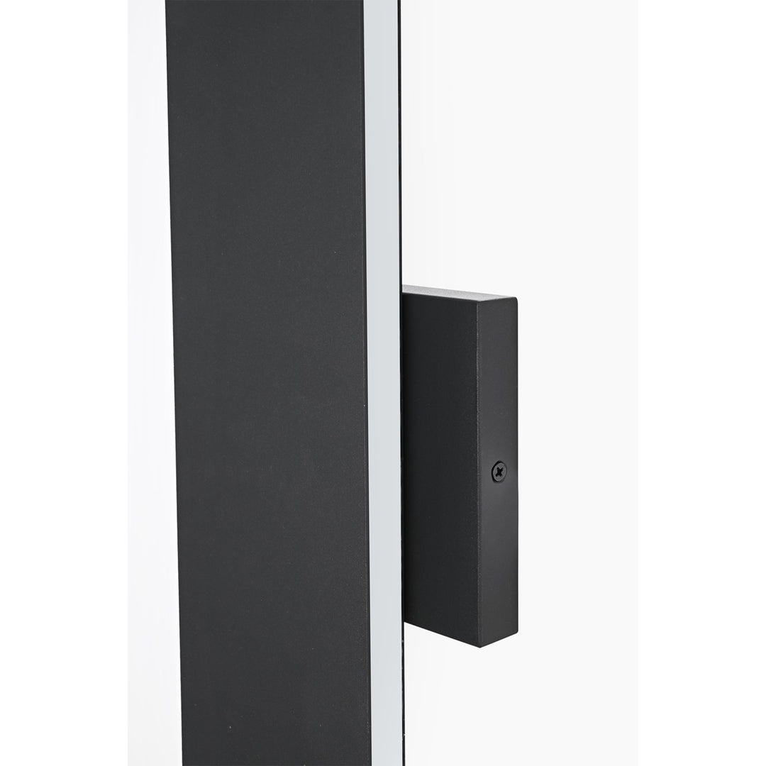 4.5 X 24 Inch Outdoor Wall Sconce In Black - View 4 - Joshua Marshal